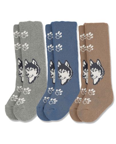Детски термо чорапогащници с вълк Sterntaler - 3 броя, 80 cm, 8-9 месеца - 1