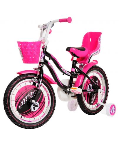 Детски велосипед Venera Bike - Little Heart, 16'', розов - 2