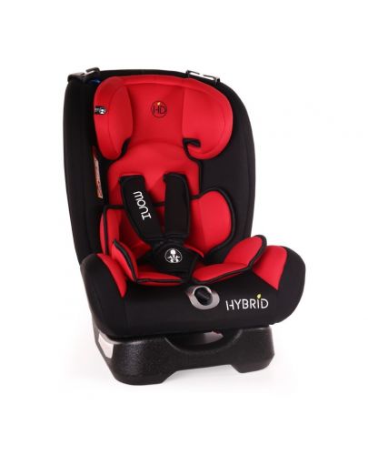 Детско столче за кола Moni - Hybrid, червено - 1