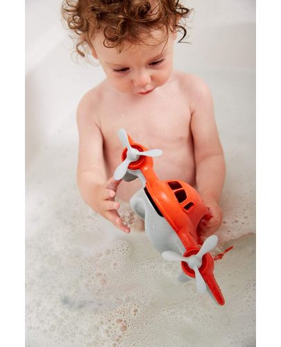 Детска играчка за баня Green Toys - Пожарен самолет - 6