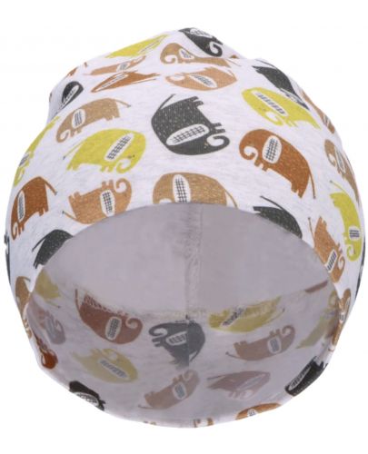 Детска шапка с UV 50+ защита Sterntaler - Със слончета, 45 cm, 6-9 месеца - 2