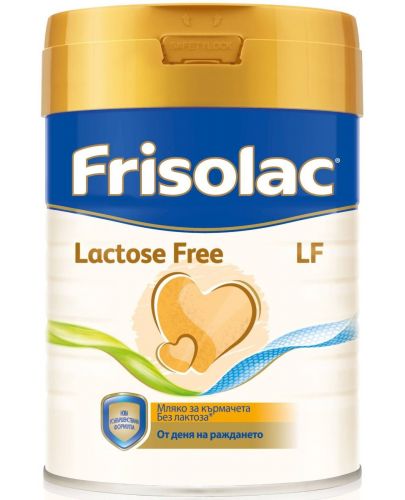 Диетично мляко за кърмачета Frisolac - Lactose Free, 400 g - 2