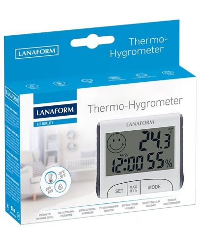 Дигитален термо-хигрометър Lanaform - 4