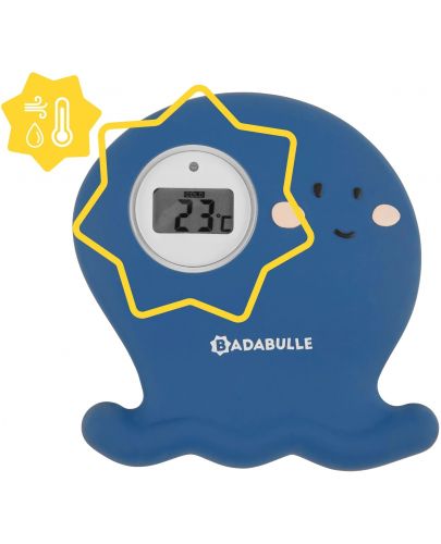 Дигитален термометър за стая и вана Badabulle - Октопод - 2
