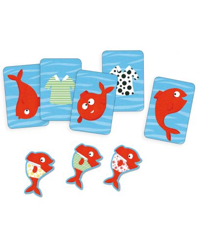 Детска игра с карти Djeco - Spidifish - 2