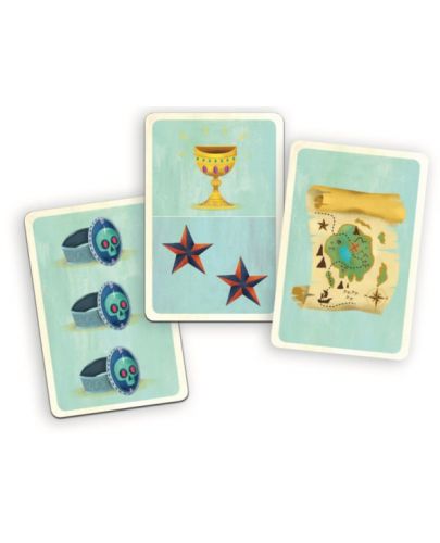 Детска игра с карти Djeco - Trezors - 2
