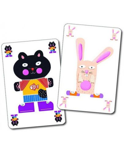 Детска игра с карти Djeco - MiniMatch - 3