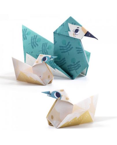 Комплект за оригами Djeco - Семейства - 2