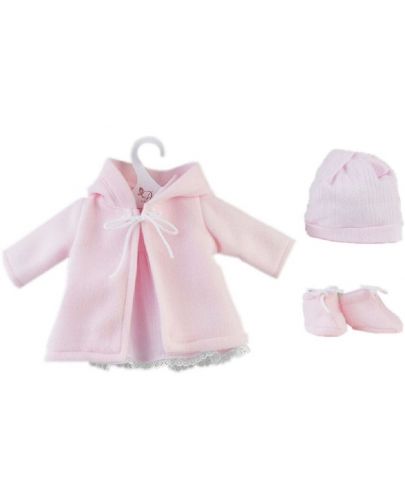 Дрехи за кукла Asi - Розово палтенце за кукла Мария, 43 cm - 1