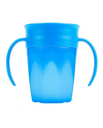 Dr.Brown's Преходна чаша с дръжки 360 градуса 250ml. Синя - 1