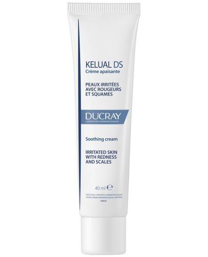 Ducray Kelual DS Успокояващ скваморедуциращ крем за лице, 40 ml - 1
