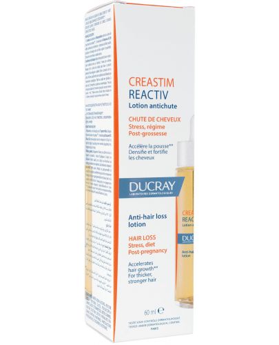 Ducray Creastim Лосион против реакционен косопад, 60 ml - 4