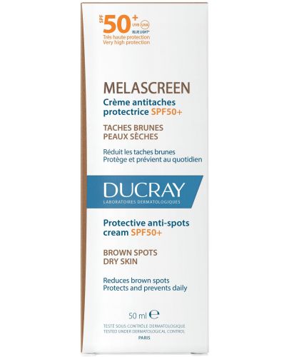 Ducray Melascreen Защитен крем против петна, SPF 50+, 50 ml - 3