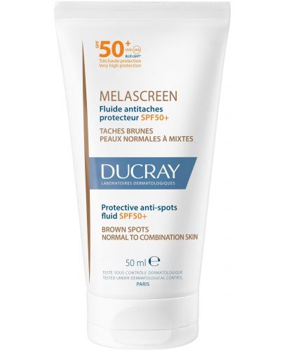 Ducray Melascreen Защитен флуид против петна, SPF 50+, 50 ml - 1