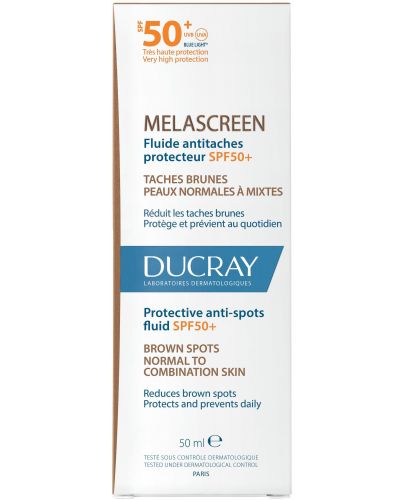 Ducray Melascreen Защитен флуид против петна, SPF 50+, 50 ml - 3