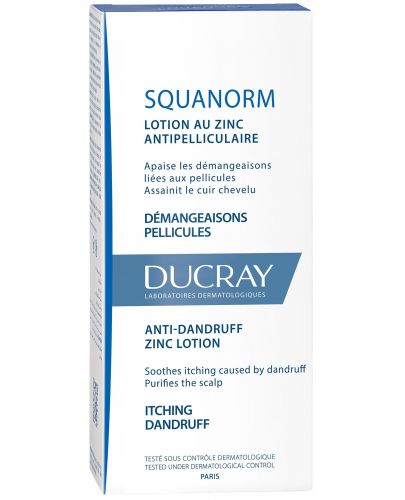 Ducray Squanorm Противопърхотен лосион с цинк, 200 ml - 3