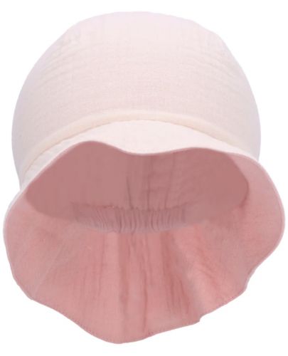 Двулицева детска шапка с UV 50+ защита Sterntaler - 43 cm, 5-6 месеца, розова - 3
