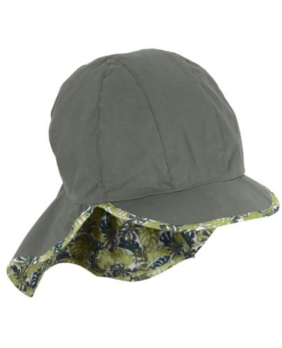 Двулицева шапка с UV 50+ защита Sterntaler - С козирка и платка, 55 cm, 4-6 години - 4