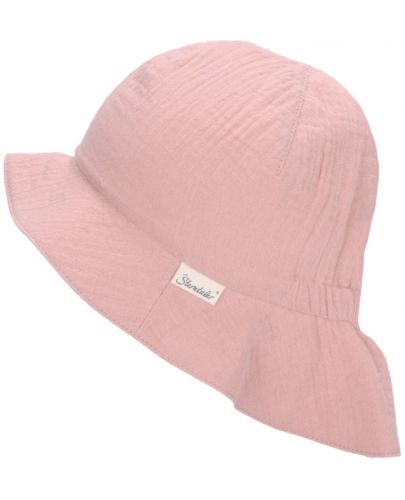 Двулицева детска шапка с UV 50+ защита Sterntaler - 43 cm, 5-6 месеца, розова - 1