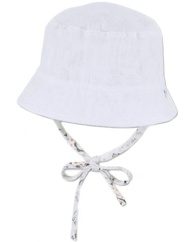 Двулицева детска шапка с UV 50+ защита Sterntaler - С животни, 41 cm, 4-5 месеца - 4