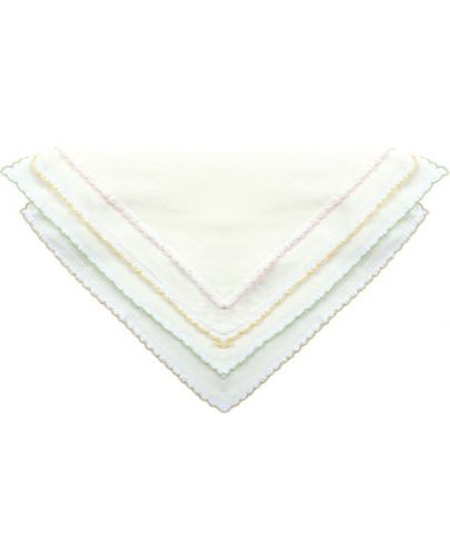 Двуслойни памучни кърпи Sevi Baby  - Розови, 10 броя - 1
