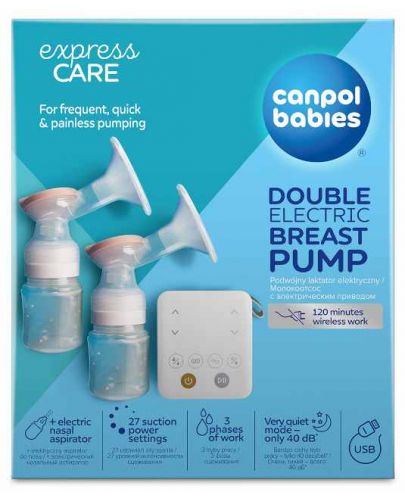 Двойна електрическа помпа за кърма Canpol babies - ExpressCare - 7
