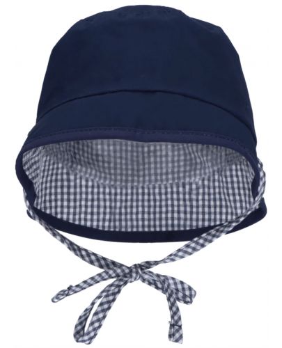 Двулицева детска шапка с UV 50+ защита Sterntaler - 45 cm, 6-9 месеца, тъмносиня - 4
