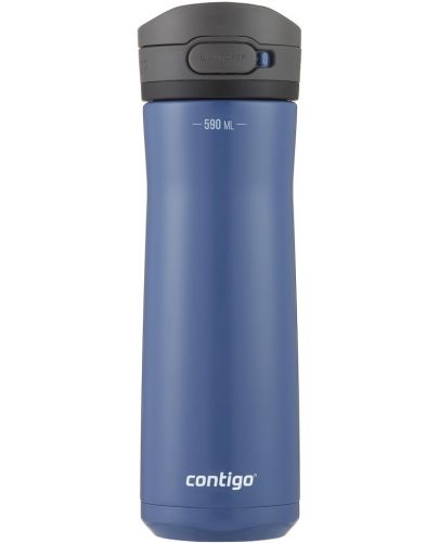 Двустенна бутилка за вода Contigo - Jackson Chill, 590 ml, Blue Corn - 1