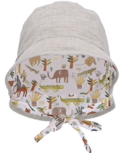 Двулицева детска шапка с UV 50+ защита Sterntaler - Джунгла, 43 cm, 5-6 месеца - 5