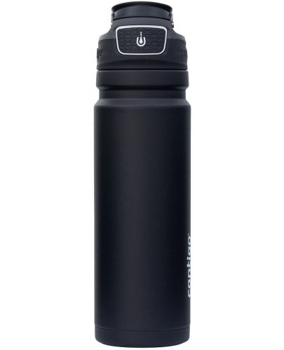 Двустенна бутилка за вода Contigo - Free Flow, Autoseal, 700 ml, Black - 1