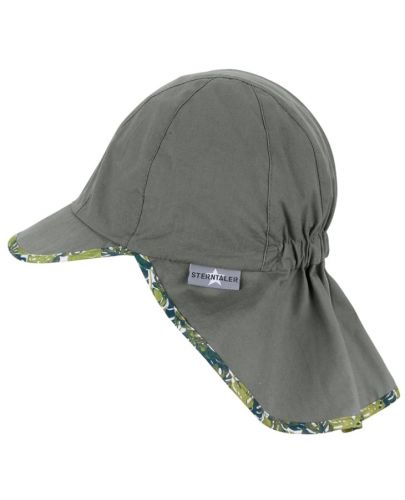 Двулицева шапка с UV 50+ защита Sterntaler - С козирка и платка, 49 cm, 12-18 месеца - 3