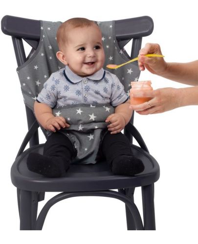 Джоб за стол за хранене Sevi Baby - Сив - 2