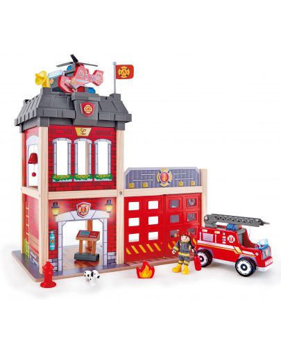 Детска игра Hape - Пожарна станция - 2