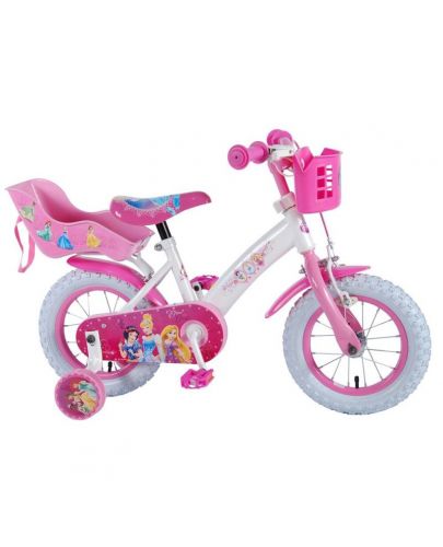 E&L Company Детски велосипед с помощни колела Принцеси, 12 инча - 1