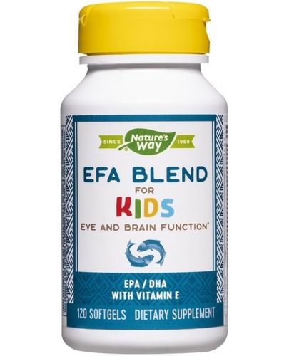 EFA Blend for Kids, 120 капсули, Nature’s Way - 1
