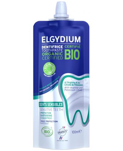 Elgydium Органична паста за чувствителни зъби, 100 ml - 1
