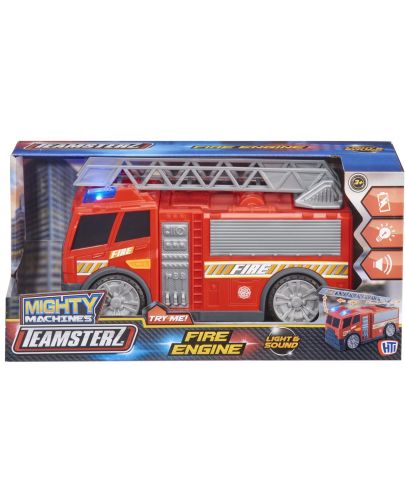 Електронна играчка HTI Teamsterz - Пожарна, със звук и светлина - 3