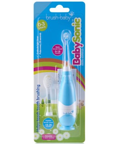  Електрическа четка за зъби Brush Baby -  Sonic , синя - 2