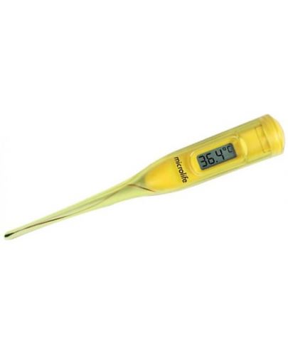 Електронен термометър Microlife - MT 50, жълт, 60 секунди - 1