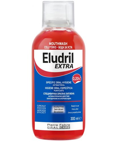Eludril Extra Вода за уста, 300 ml - 1