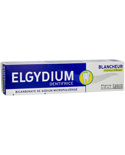 Elgydium Избелваща паста за зъби Whitening, Cool Lemon, 75 ml - 3