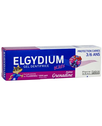 Elgydium Kids Гелообразна паста за зъби, горски плодове, 3-6 години, 50 ml - 2