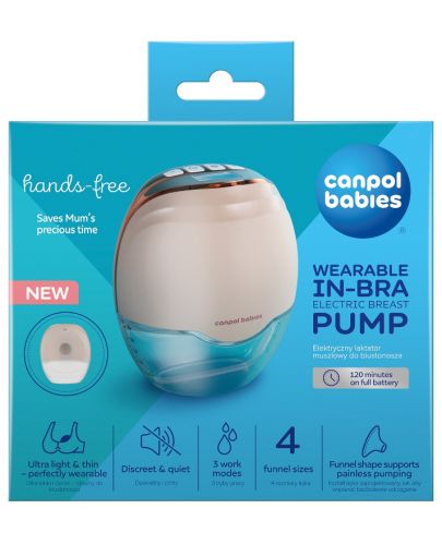 Електрическа помпа за кърма Canpol babies - Hands-Free - 7