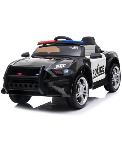 Електрическа кола Chipolino - Police, черна - 1