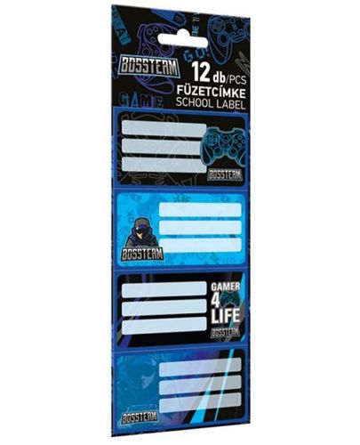 Етикети Lizzy Card Gamer 4 Life - 12 броя  - 1