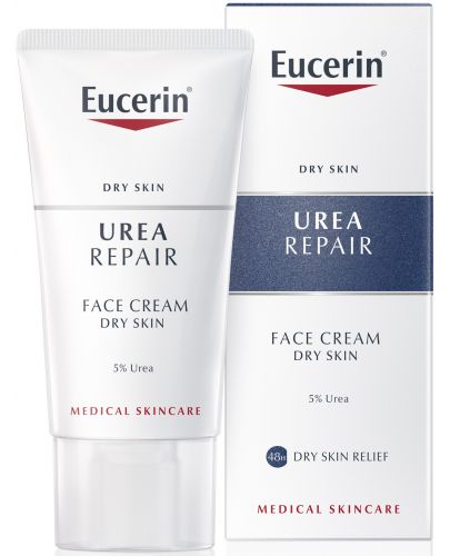 Eucerin Urea Repair Подхранващ крем за лице с 5% урея, 50 ml - 1