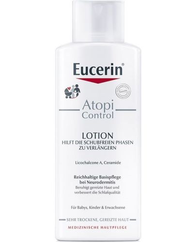Eucerin AtopiControl Успокояващ лосион за тяло, 250 ml - 1