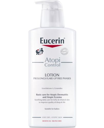 Eucerin AtopiControl Успокояващ лосион за тяло, 400 ml - 1