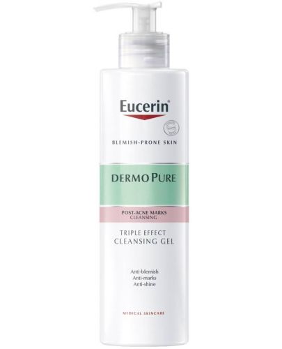 Eucerin DermoPure Измиващ гел с тройно действие за лице и тяло, 400 ml - 1