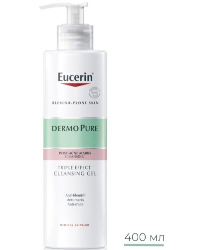 Eucerin DermoPure Измиващ гел с тройно действие за лице и тяло, 400 ml - 7